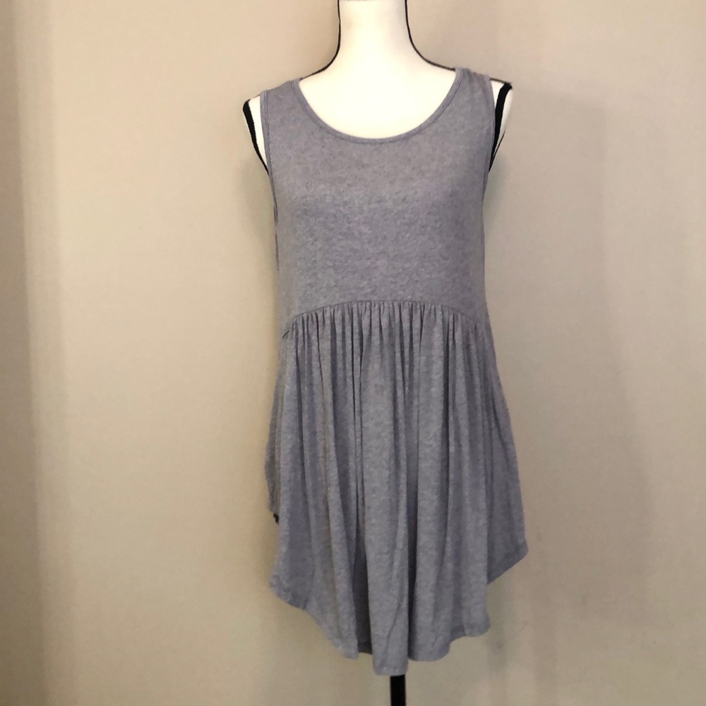 Purple/grey flowy tank